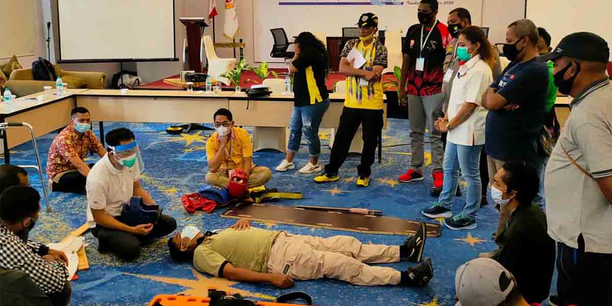 koni-mimika-gelar-pelatihan-basic-life-support